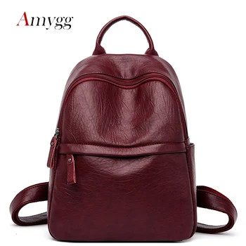 Fashion Leather Women Backpack School Backpacks Women's Backpack Zipper School Bag For Girls Large Capacity Female's Travel Bag
Fashion Leather Women Backpack School Backpacks Women's Backpack Zipper School Bag For Girls Large Capacity Female's Travel Bag