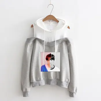 LUCKYFRIDAYF TJ Love Yourself Dew Shoulder Hoodie Sweatshirt 2018 K-pop Exclusive Small Sexy Dew Shoulder Hoodies Women XS-2XL 
LUCKYFRIDAYF TJ Love Yourself Dew Shoulder Hoodie Sweatshirt 2018 K-pop Exclusive Small Sexy Dew Shoulder Hoodies Women XS-2XL