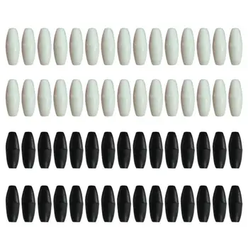 60PCS Plastic Clasps Beads Barrel Connectors Safety Breakaway Clasps for Ribbon Lanyards Necklaces Bracelets (Black+White)
60PCS Plastic Clasps Beads Barrel Connectors Safety Breakaway Clasps for Ribbon Lanyards Necklaces Bracelets (Black+White)