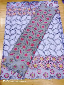 Beautiful grey African Cotton Bazin Riche Lace Fabric 2.5+2.5 swiss voile lace fabric With Stones For Party Dress
Beautiful grey African Cotton Bazin Riche Lace Fabric 2.5+2.5 swiss voile lace fabric With Stones For Party Dress