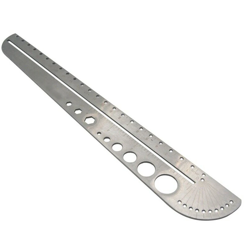 Accurate Multifunction Stainless Steel Portable Protractor Measure Tool Angle Meter Drawing Practical Ruler Circle Clear Scale
Accurate Multifunction Stainless Steel Portable Protractor Measure Tool Angle Meter Drawing Practical Ruler Circle Clear Scale