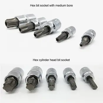 61pcs Impact Hex Bit Socket Set 1/4in 3/8in 1/2in Chrome Vanadium Steel Nut Wrench Driver Adapter
61pcs Impact Hex Bit Socket Set 1/4in 3/8in 1/2in Chrome Vanadium Steel Nut Wrench Driver Adapter