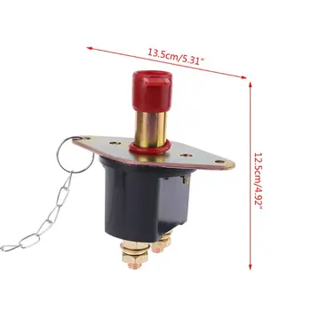 Battery Isolator Switch Cut off Heavy Duty Power Kill With Metal Key 12v 200a 04 K1KE 
Battery Isolator Switch Cut off Heavy Duty Power Kill With Metal Key 12v 200a 04 K1KE