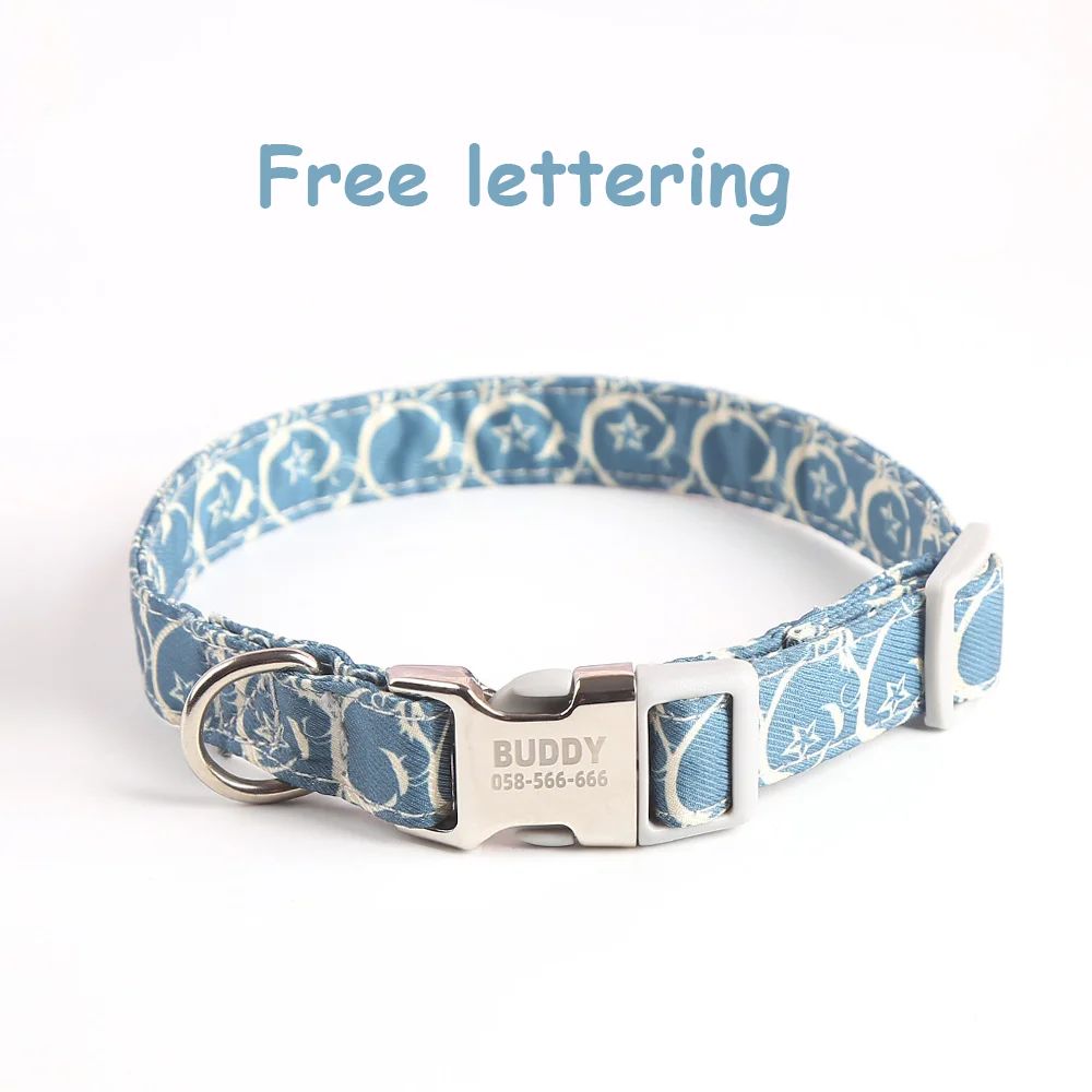 Laser Engraving Pet Collar Convenient Comfortable Dog Tag Cat Collar Anti Lost Customized Phone Name Number Pet Accessories
Laser Engraving Pet Collar Convenient Comfortable Dog Tag Cat Collar Anti Lost Customized Phone Name Number Pet Accessories