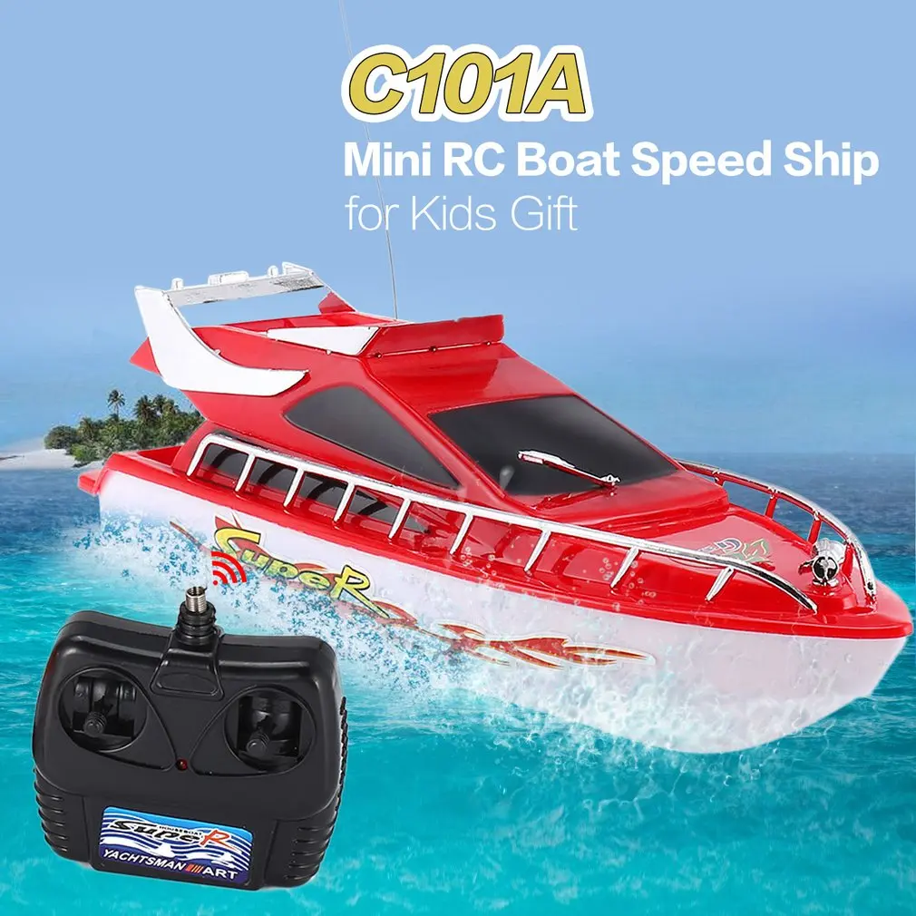 C101A Mini Radio Remote Control RC High Speed Racing Boat Speed Ship for Children Gift Toy Simulation Remote Control Boat Model
C101A Mini Radio Remote Control RC High Speed Racing Boat Speed Ship for Children Gift Toy Simulation Remote Control Boat Model