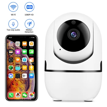 CPVan 1080P HD IP Camera WiFi Home Security Surveillance Auto Tracking Two Way Talk Motion Detection Night Version Mini Monitor
CPVan 1080P HD IP Camera WiFi Home Security Surveillance Auto Tracking Two Way Talk Motion Detection Night Version Mini Monitor