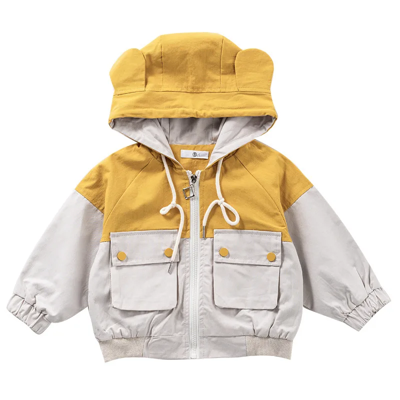 

2020 Baby Girl Boy Hoodie Jacket Cotton Fashion Casual Hood Jackets Coat Spring Autumn Overwear Clothes