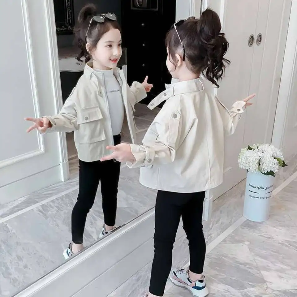 New Spring Autumn Children Fashion Clothes Kids Girls Stand Collar Cardigan Jacket Baby Toddler Clothing Infant Casual Jacket
New Spring Autumn Children Fashion Clothes Kids Girls Stand Collar Cardigan Jacket Baby Toddler Clothing Infant Casual Jacket