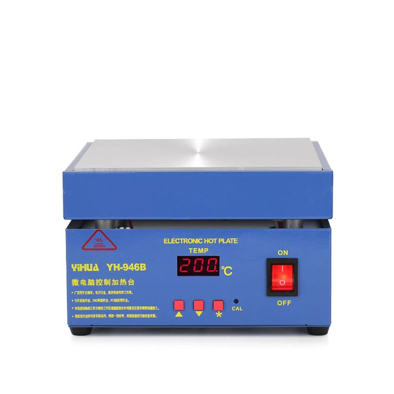 Microcomputer constant temperature heating plate digital display heating plate 200*200cm YIHUA 946B 110V/220V
Microcomputer constant temperature heating plate digital display heating plate 200*200cm YIHUA 946B 110V/220V