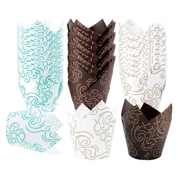 New 150 Pieces Tulip Baking Cups Cupcake Muffin Liners Wrappers for Parties Weddings Anniversaries in 3 Patterns
New 150 Pieces Tulip Baking Cups Cupcake Muffin Liners Wrappers for Parties Weddings Anniversaries in 3 Patterns