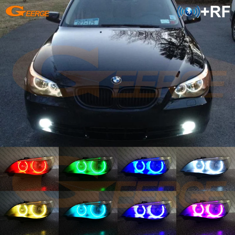 For BMW E60 E61 520i 525I 530I 540I 545I 550I M5 Pre LCI 2003-2007 RF Bluetooth APP Control Multi-Color RGB led angel eyes
For BMW E60 E61 520i 525I 530I 540I 545I 550I M5 Pre LCI 2003-2007 RF Bluetooth APP Control Multi-Color RGB led angel eyes