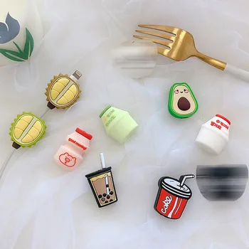 Universal Cute Milk Tea Charging Cable Protector Data Line Cord Fracture Prevention Protective Case Portable Cable Winder Cover
Universal Cute Milk Tea Charging Cable Protector Data Line Cord Fracture Prevention Protective Case Portable Cable Winder Cover
