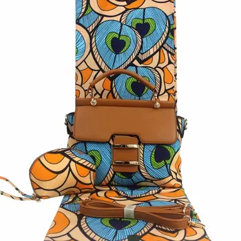 high quality african ankara bag set matching 6 yards wax fabric real wax fabric 100% cotton for lady wedding paty gift
high quality african ankara bag set matching 6 yards wax fabric real wax fabric 100% cotton for lady wedding paty gift