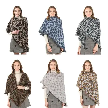 Women Winter Pashmina Triangle Scarf Gradient Leopard Shawl Wrap Tassels Blanket M6CD
Women Winter Pashmina Triangle Scarf Gradient Leopard Shawl Wrap Tassels Blanket M6CD