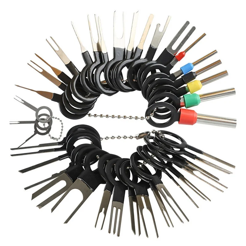 New 78Pcs Connector Pin Kit Terminal Removal Tool Kit Wire Terminal Removal Tool Car Electrical Wiring Crimp Accessories
New 78Pcs Connector Pin Kit Terminal Removal Tool Kit Wire Terminal Removal Tool Car Electrical Wiring Crimp Accessories