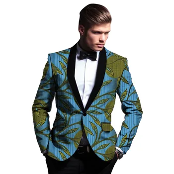 African print men's blazers formal outfit traditional African male coat festival custom Ankara suit jackets for wedding
African print men's blazers formal outfit traditional African male coat festival custom Ankara suit jackets for wedding
