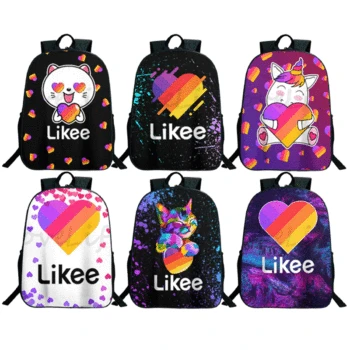 Likee Video App Backpack Children Bags Beautiful Pattern Backpack Children Adult Daily Practice Backpack School Shoulders Bag
Likee Video App Backpack Children Bags Beautiful Pattern Backpack Children Adult Daily Practice Backpack School Shoulders Bag