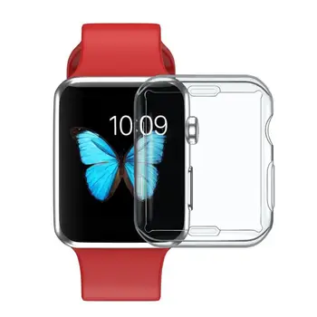 Full Screen Soft TPU Clear Slim Soft Case Protective Case Cover Screen Protector for Apple Watch Series 2/3
Full Screen Soft TPU Clear Slim Soft Case Protective Case Cover Screen Protector for Apple Watch Series 2/3
