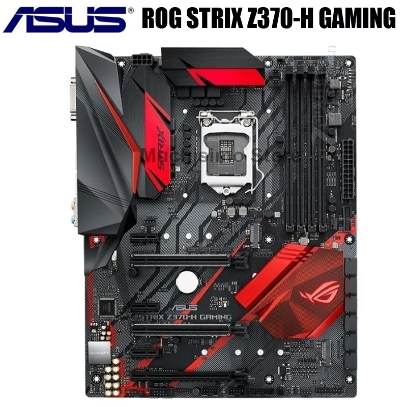 Asus ROG STRIX Z370-H игровая материнская плата LGA 1151 i7 i5 i3 DDR4 64 Гб PCI-E 3 0 M.2 настольный ПК Z370