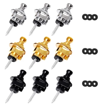 Guitar Strap Locks and Buttons Non-Slip Security Strap Locks for Guitar Bass Non-Slip Strap Buckle Anti-Off Strap Strap with Loc 
Guitar Strap Locks and Buttons Non-Slip Security Strap Locks for Guitar Bass Non-Slip Strap Buckle Anti-Off Strap Strap with Loc