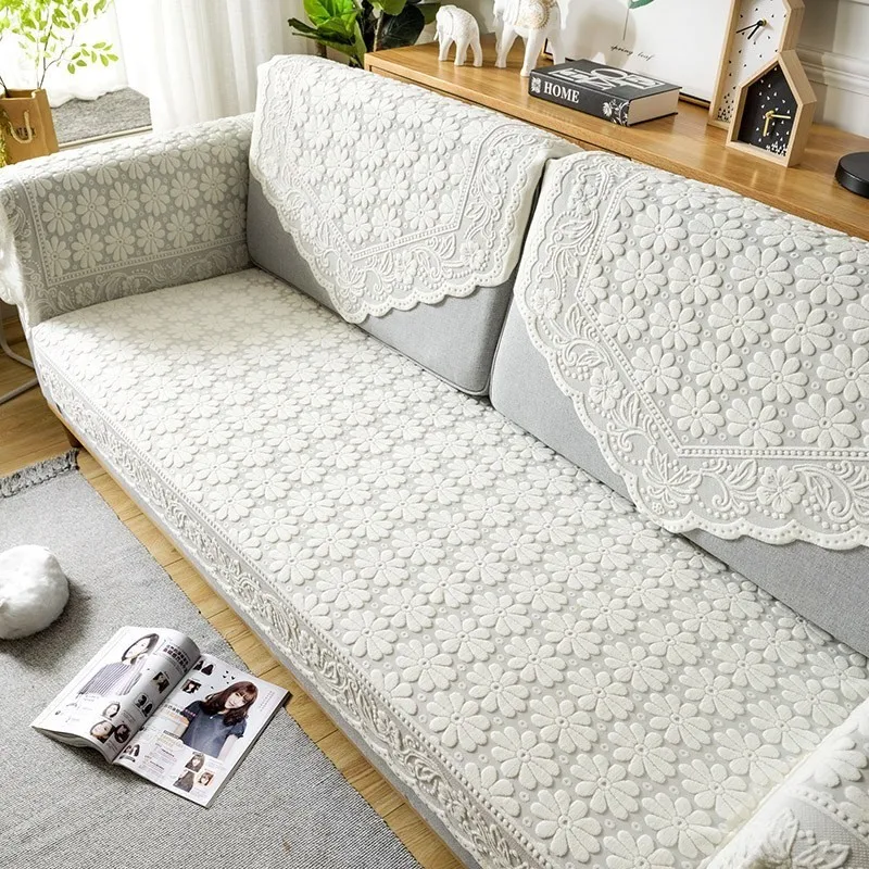 Lace-up Three Rectangular Cover General Thick Creative Four Seasons Sofa Cover Backrest Towel Back Cushion Back Curtain
Lace-up Three Rectangular Cover General Thick Creative Four Seasons Sofa Cover Backrest Towel Back Cushion Back Curtain