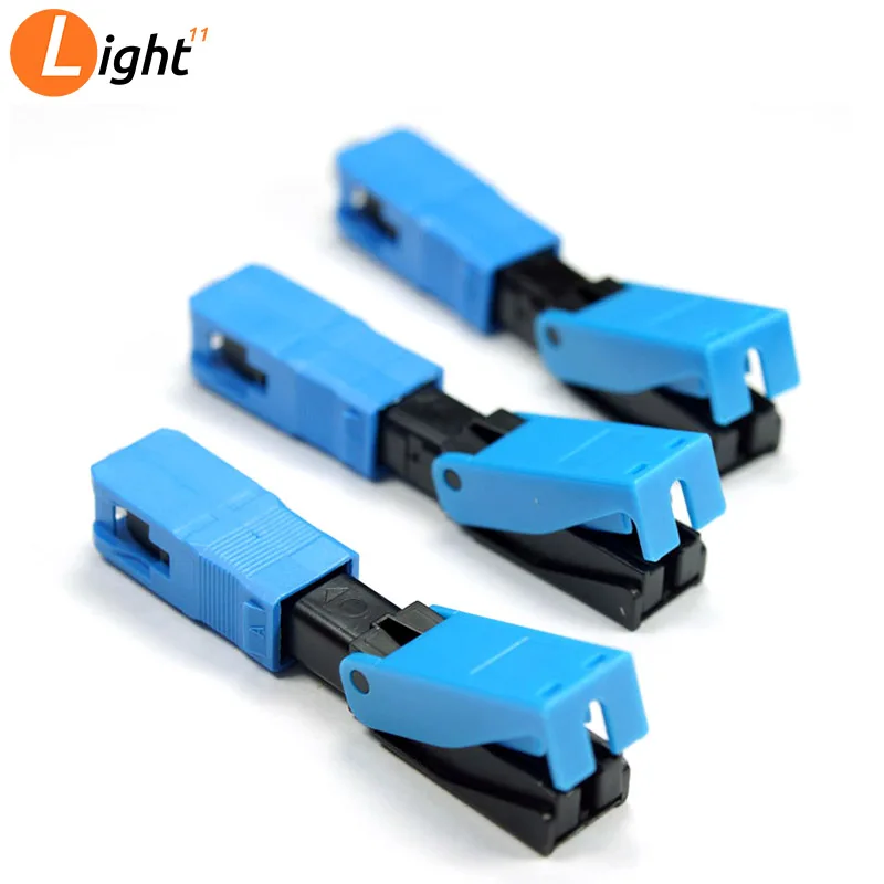 100PCS Quick Connector FTTH SC UPC Optical fiber covered wire SC UPC FTTH Fiber Optic Fast Connector SC Connector 
100PCS Quick Connector FTTH SC UPC Optical fiber covered wire SC UPC FTTH Fiber Optic Fast Connector SC Connector