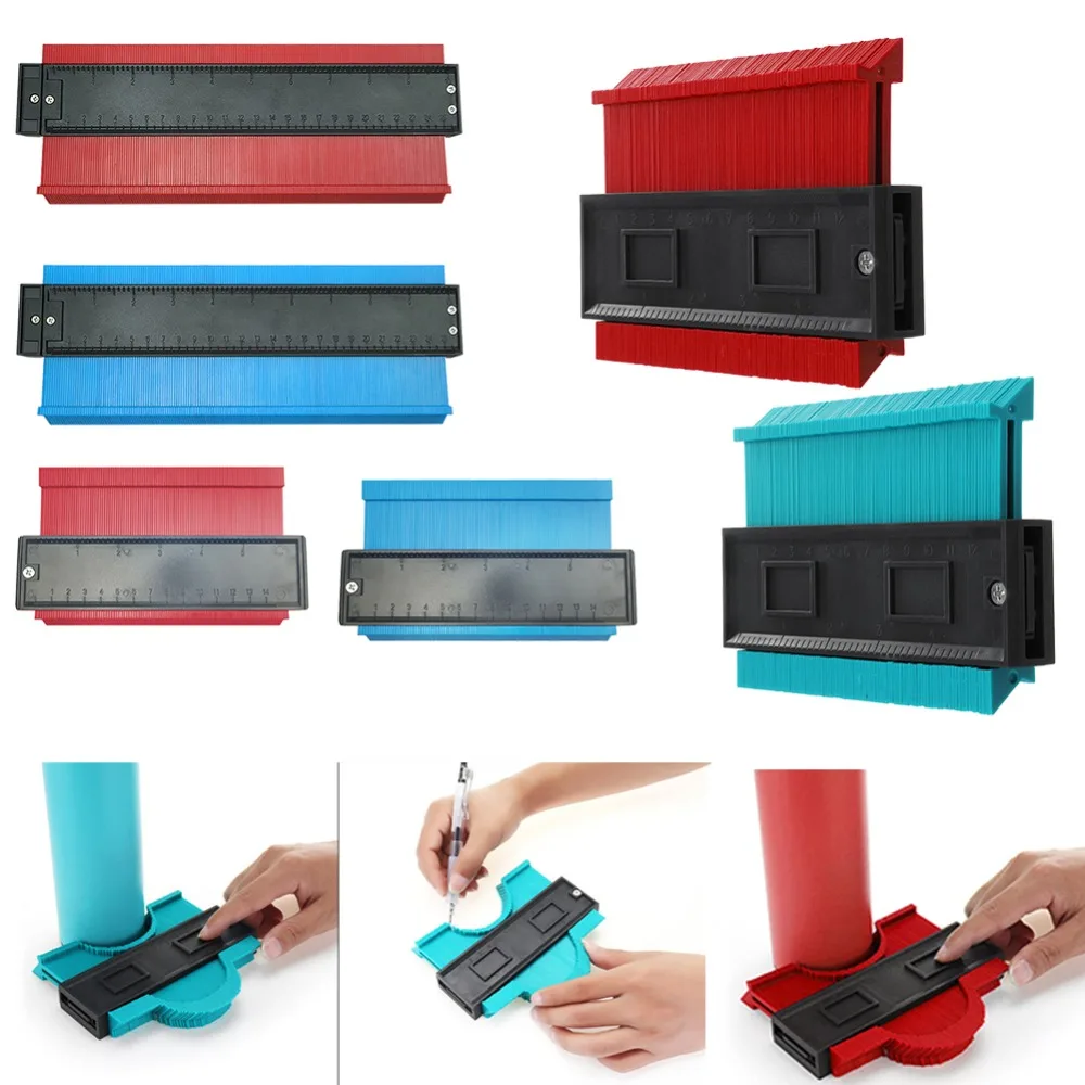 Contour Gauge 5/6/10inch Plastic Profile Copy Gauge Irregular Shaper Profile Ruler Gauge Duplicator Contour Gauge General Tools
Contour Gauge 5/6/10inch Plastic Profile Copy Gauge Irregular Shaper Profile Ruler Gauge Duplicator Contour Gauge General Tools