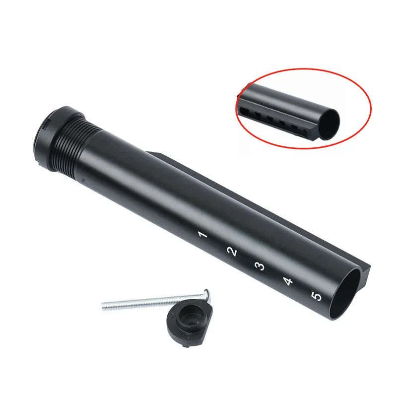

WADSN 6 Position Metal Buffer Tube For M4/M16 Series Airsoft AEG Rifles Retractable Stock ME07001 Shooting Paintball Accessories