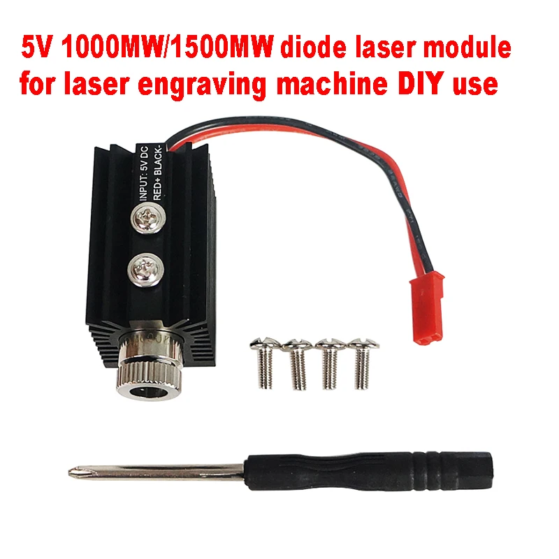 5V 1000mw 1500mw 405NM diode laser module blue purple laser software control for desktop wood laser engraving machine DIY use
5V 1000mw 1500mw 405NM diode laser module blue purple laser software control for desktop wood laser engraving machine DIY use