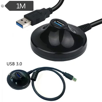USB3.0 male to female extension cord with base USB extension cord WITH base USB3.0 base extension cord with 1 meter