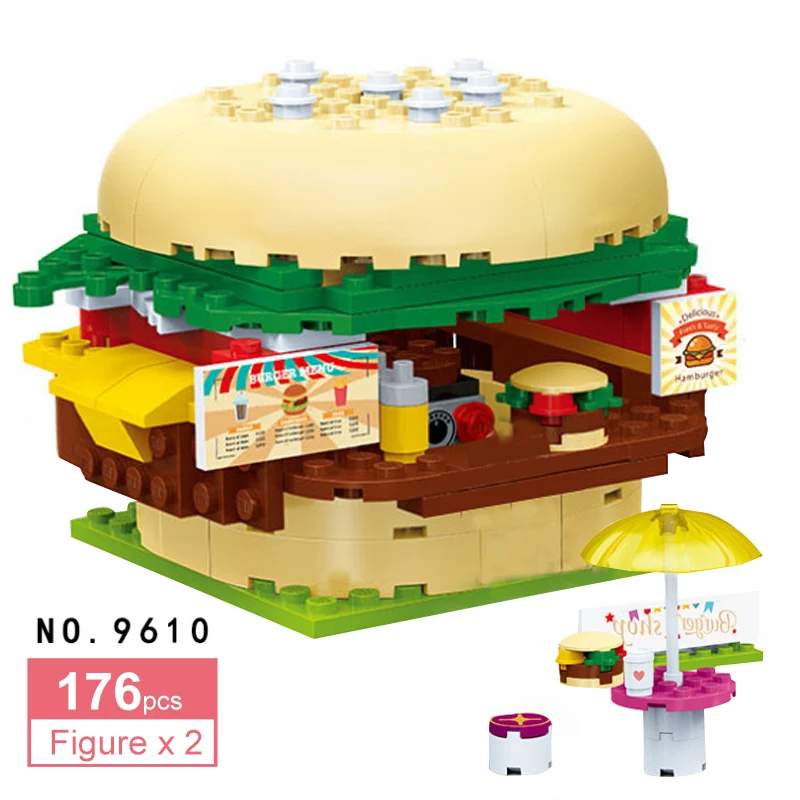 176Pcs друзья Girl City Amusement Park игровые площадки магазин напитков гамбургер магазин строительных кирпичей игрушки для детей
176Pcs друзья Girl City Amusement Park игровые площадки магазин напитков гамбургер магазин строительных кирпичей игрушки для детей