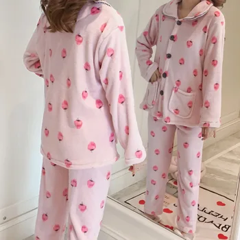 2020 Autumn Winter Warm Flannel Women Pajamas Sets Thick Coral Velvet Long Sleeve Cartoon Sleepwear Flannel Pyjamas Set for Girl
2020 Autumn Winter Warm Flannel Women Pajamas Sets Thick Coral Velvet Long Sleeve Cartoon Sleepwear Flannel Pyjamas Set for Girl