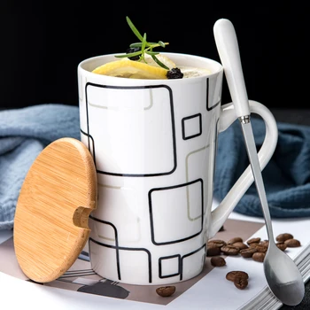 Simple Creative Coffee Mug Ceramic with Spoon Lid Handmade Large Capacity High Quality Couple Mug Tazas Kitchen Drinkware DB60MK
Simple Creative Coffee Mug Ceramic with Spoon Lid Handmade Large Capacity High Quality Couple Mug Tazas Kitchen Drinkware DB60MK