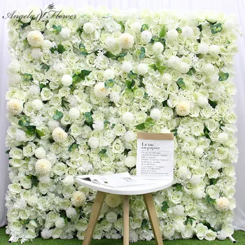 Romantic Customized 40*60CM Silk Rose Hydrangea Pompom Artificial Flower Wall Panel Wedding Backdrop Decor Party Window Display 
Romantic Customized 40*60CM Silk Rose Hydrangea Pompom Artificial Flower Wall Panel Wedding Backdrop Decor Party Window Display