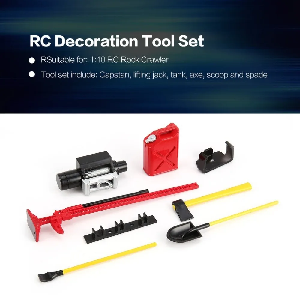 AUSTAR 6Pcs AX 10008 RC Decoration Tool Set Box Case Accessories Kit for 1/10 RC Car Crawler Axial SCX10 RC4WD D90 D110
AUSTAR 6Pcs AX 10008 RC Decoration Tool Set Box Case Accessories Kit for 1/10 RC Car Crawler Axial SCX10 RC4WD D90 D110