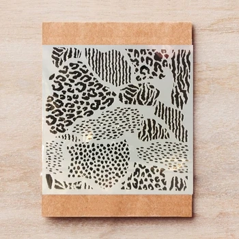 6*6inch Leopard Texture DIY Layering Stencils Wall Painting Scrapbook Coloring Embossing Album Decorative Template 
6*6inch Leopard Texture DIY Layering Stencils Wall Painting Scrapbook Coloring Embossing Album Decorative Template