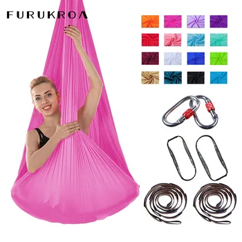 Aerial Yoga Hammock Flying Yoga Belt Silk Swing Anti Gravity Training Women Sport Yoga Elastic Widen Band Fitness Full Set X245B
Aerial Yoga Hammock Flying Yoga Belt Silk Swing Anti Gravity Training Women Sport Yoga Elastic Widen Band Fitness Full Set X245B