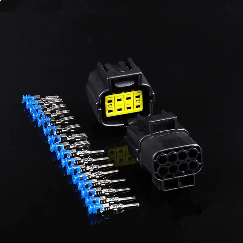 

20 Set 8 Pin 174984-2 174982-2 Female And Male Waterproof Wire Connector Plug Car Auto Sealed Car Truck Denso Connectors