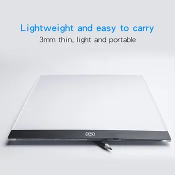 A4 Copy Table Led Anime Light Transmissive Board Practice Word Light Through Writing Desk Professional
