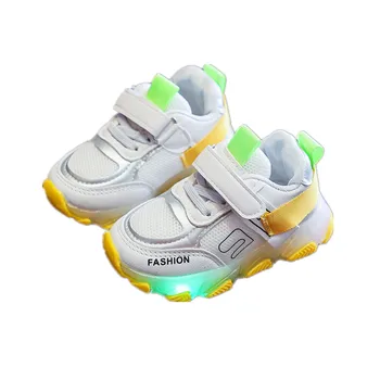 New Fashion Summer Children's Net Fabric LED Light Sports Shoes Casual Breathable Soft Air Mesh Shoes For Girls Shining Sneakers
New Fashion Summer Children's Net Fabric LED Light Sports Shoes Casual Breathable Soft Air Mesh Shoes For Girls Shining Sneakers
