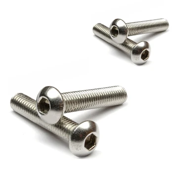 Stainless Steel Button Head Screw, Hex Socket Bolts Type:M3 / m Bolt size:M3 x 25mm Your pack quantity:30
Stainless Steel Button Head Screw, Hex Socket Bolts Type:M3 / m Bolt size:M3 x 25mm Your pack quantity:30