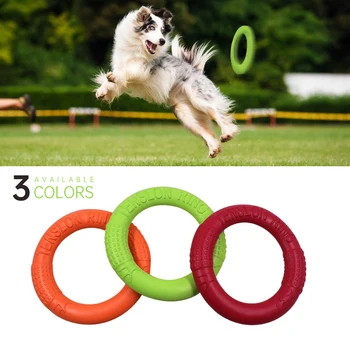 Pet Flying Discs EVA Dog Training Ring Puller Resistant Bite Floating Toy Puppy Outdoor Interactive Game Playing Products Supply 
Pet Flying Discs EVA Dog Training Ring Puller Resistant Bite Floating Toy Puppy Outdoor Interactive Game Playing Products Supply