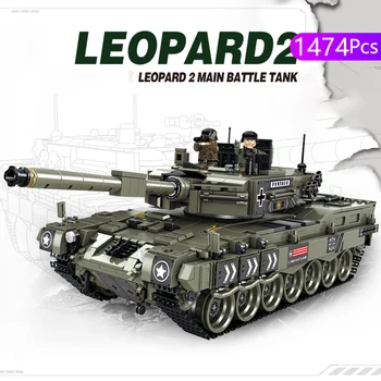 PLS 632003 Military series Germany Leopard4 tanks model Science and technology mechanical Lepining Building blocks assemble toy
PLS 632003 Military series Germany Leopard4 tanks model Science and technology mechanical Lepining Building blocks assemble toy