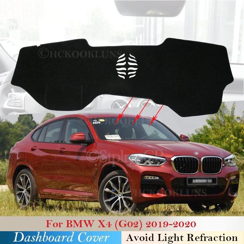 Чехол для приборной панели, защитная накладка для BMW X4 G02 2019 2020, автомобильные аксессуары, солнцезащитный козырек, защита от ультрафиолета, коврик, буферная подушка
Чехол для приборной панели, защитная накладка для BMW X4 G02 2019 2020, автомобильные аксессуары, солнцезащитный козырек, защита от ультрафиолета, коврик, буферная подушка
