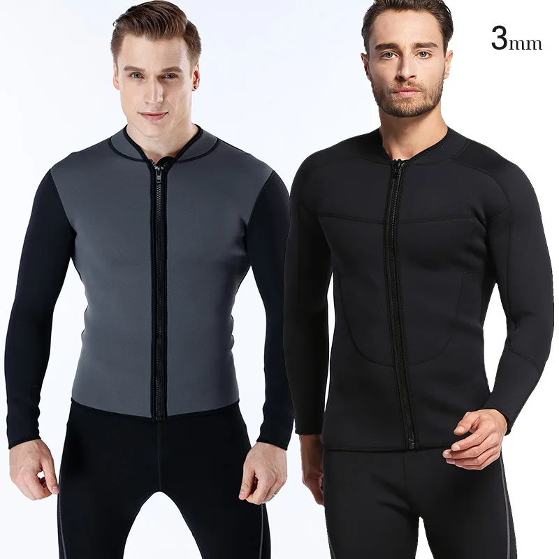 New Style 3 Mm Diving Tops Diving Suit Surfing Shirt Thick Warm Front Zipper Split Type Diving Suit Men's
New Style 3 Mm Diving Tops Diving Suit Surfing Shirt Thick Warm Front Zipper Split Type Diving Suit Men's