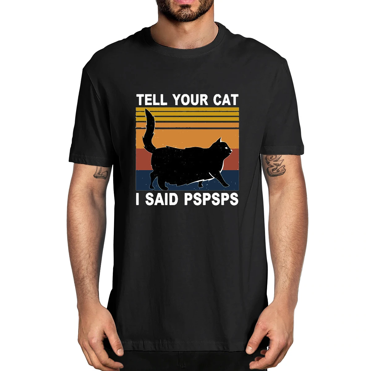 Винтажная Мужская и женская футболка из 100% хлопка с надписью «Tell Your Cat I Said Pspsps», новинка, Повседневная Уличная одежда, мягкая футболка, модны...
Винтажная Мужская и женская футболка из 100% хлопка с надписью «Tell Your Cat I Said Pspsps», новинка, Повседневная Уличная одежда, мягкая футболка, модны...