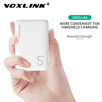 VOXLINK Power Bank 5000mAh external battery Dual USB output fast charger portable For iPhone x ipad Sumsung s9 Xiaomi mi8 Huawei
VOXLINK Power Bank 5000mAh external battery Dual USB output fast charger portable For iPhone x ipad Sumsung s9 Xiaomi mi8 Huawei