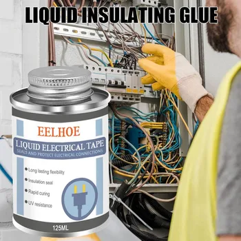 125ml Liquid Insulation Electrical Tape Of Data Line Sealing Repair Flame Retardant Anti-uv Waterproof Fast Dry Tube Paste Tapes
125ml Liquid Insulation Electrical Tape Of Data Line Sealing Repair Flame Retardant Anti-uv Waterproof Fast Dry Tube Paste Tapes