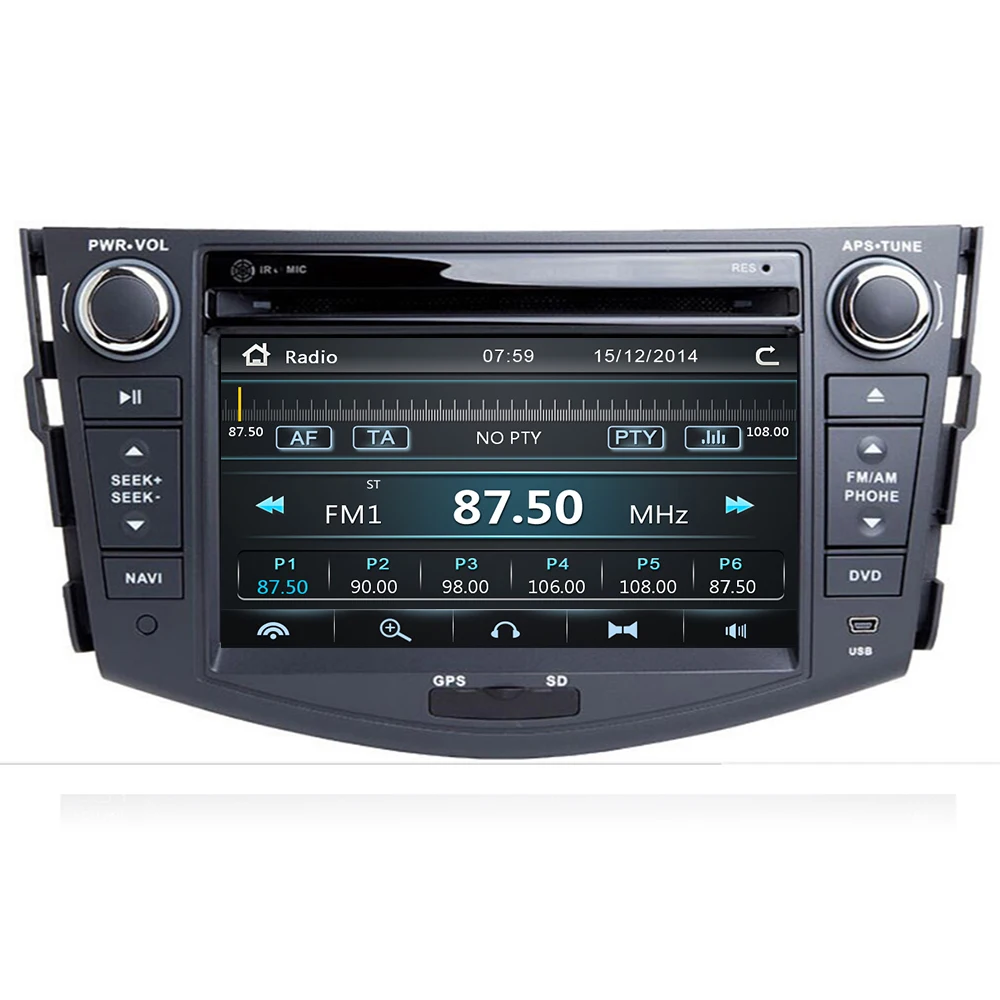 Новое поступление! Автомобильный DVD плеер с gps 7 дюймовый экран для Toyota Rav4 RAV 4 аудио