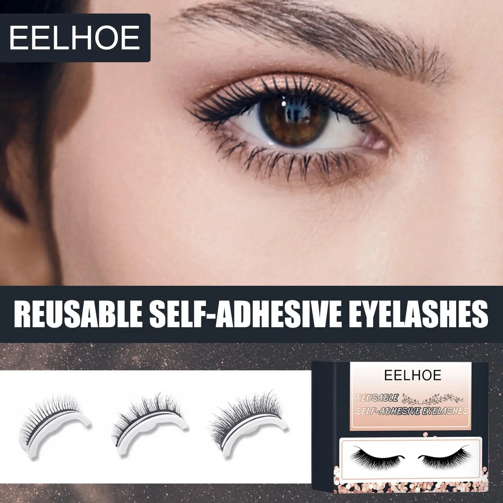 1 Pair Reusable Self-Adhesive Eyelashes Natural Multiple Reversible Glue-free Self-adhesive Natural False Eyelashes Dropshipping
1 Pair Reusable Self-Adhesive Eyelashes Natural Multiple Reversible Glue-free Self-adhesive Natural False Eyelashes Dropshipping